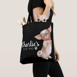 Chihuahua Speelgoed Canvas tas
