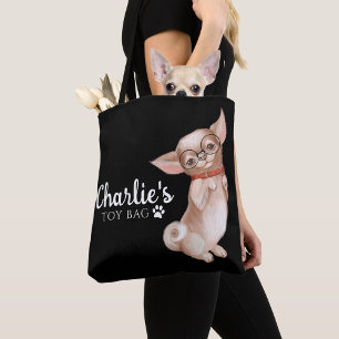Chihuahua Speelgoed Canvas tas