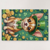 Chihuahua St Patrick’s Day Cute Lucky Dog Legpuzzel (Horizontaal)