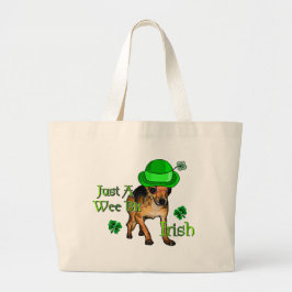 Chihuahua St. Patrick's Day Grote Tote Bag