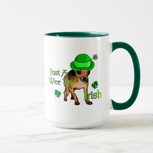 Chihuahua St Patrick's Day Mok (Rechts)