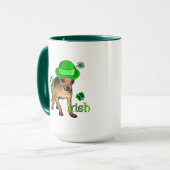 Chihuahua St Patrick's Day Mok (Voorkant links)