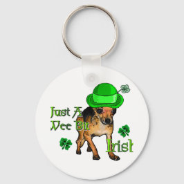 Chihuahua St Patrick's Day Sleutelhanger