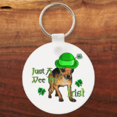 Chihuahua St Patrick's Day Sleutelhanger (Voorkant)