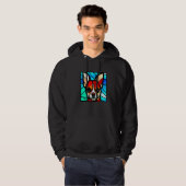 Chihuahua - Stained Glass Pop Art Premium_10 Hoodie (Voorkant volledig)