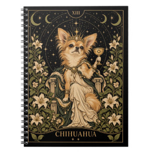Chihuahua, Starlit Tarot Kunst Notitieboek