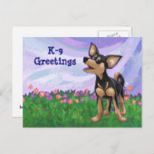 Chihuahua Stationery Briefkaart (Voorkant / Achterkant)