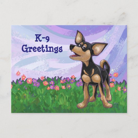 Chihuahua Stationery Briefkaart (Voorkant)