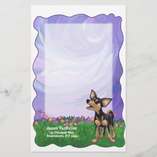 Chihuahua Stationery Briefpapier (Voorkant)