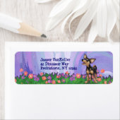 Chihuahua Stationery Etiket (Insitu)