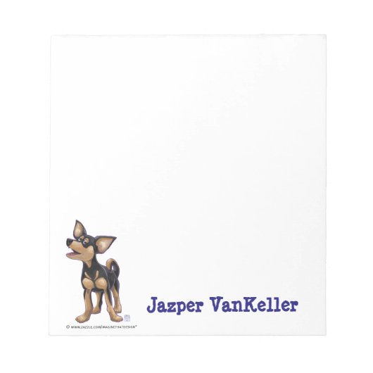 Chihuahua Stationery Notitieblok (Voorkant)