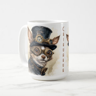 Chihuahua Steampunk Hond Koffiemok