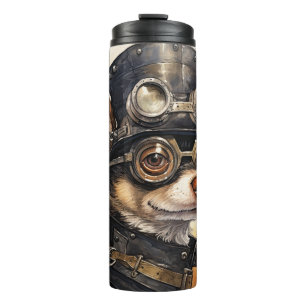 Chihuahua Steampunkhond Thermosbeker