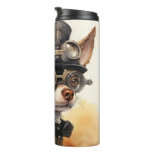Chihuahua Steampunkhond Thermosbeker (Geroteerd rechts)