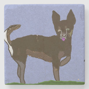 Chihuahua Stenen Onderzetter