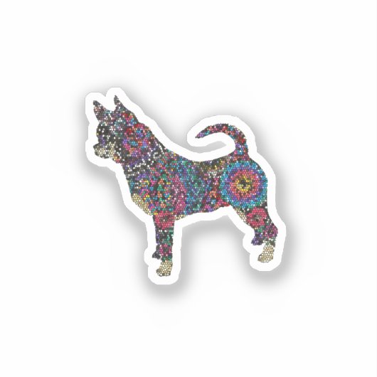 Chihuahua sticker (Voorkant)