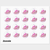 CHIHUAHUA stickers. Ronde Sticker (Vel)