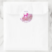 CHIHUAHUA stickers. Ronde Sticker (Tas)