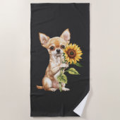 Chihuahua   strandlaken (Voorkant)