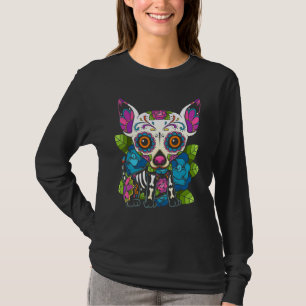 Chihuahua Suikerschedel Mexico Hond Calavera Dia D T-shirt