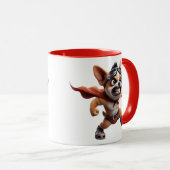 Chihuahua superheld. mok (Voorkant rechts)