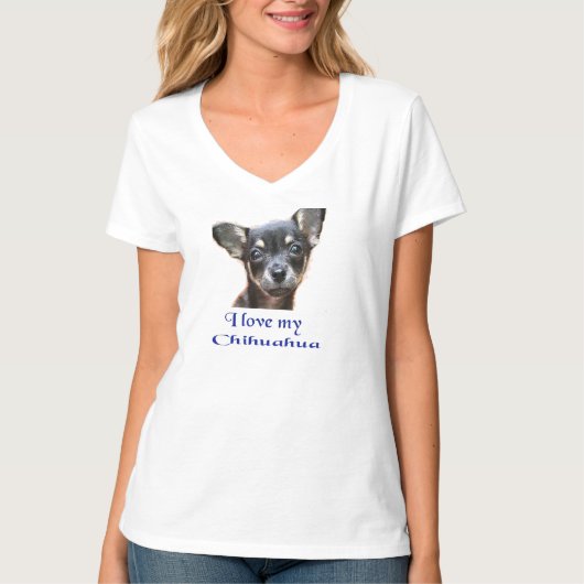 Chihuahua T-shirt (Voorkant)