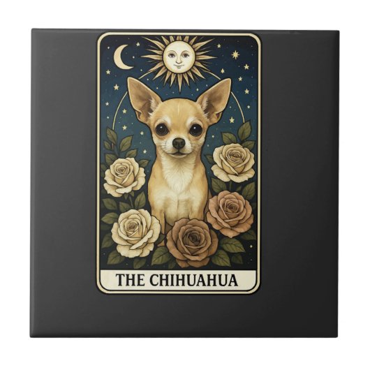Chihuahua Tegeltje (Voorkant)
