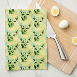 Chihuahua Threatchen Kitchen Towels Theedoek