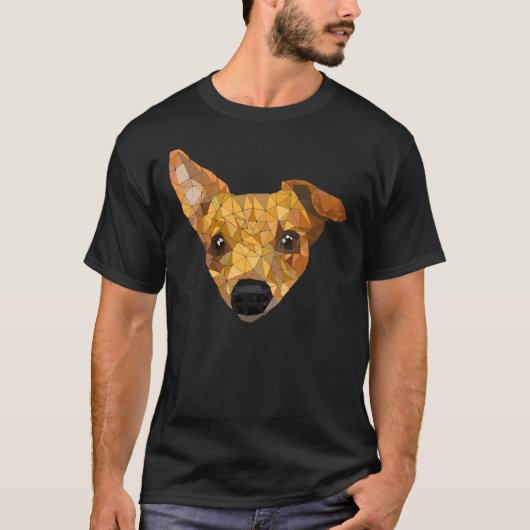 Chihuahua Triangles T-shirt (Voorkant)