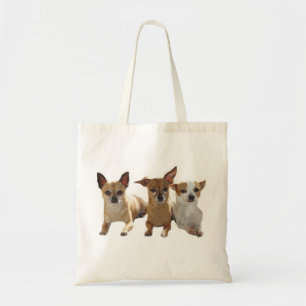 Chihuahua Trio Canvas tas