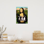Chihuahua Trio - Mona Lisa Poster (Keuken)
