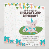 Chihuahua Uitnodiging voor verjaardag (Voorkant / Achterkant)