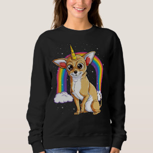 Chihuahua Unicorn Rainbow voor mannen jongens meis Trui