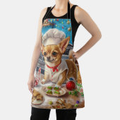 Chihuahua Vakantie Bakken: Feestelijke Kerstmis Schort (Insitu)