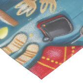 Chihuahua Vakantie Bakken: Feestelijke Kerstmis Tafelkleed (Gekanteld)