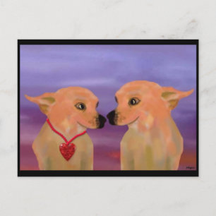 Chihuahua Valentijn Love Feestdagenkaart