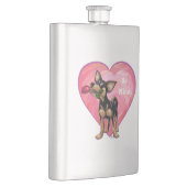 Chihuahua Valentijnsdag Flacon (Rechts)