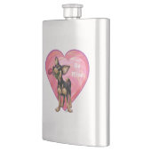 Chihuahua Valentijnsdag Flacon (Links)