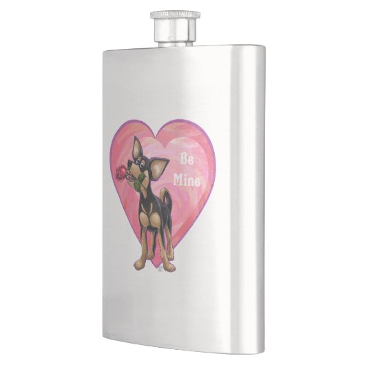 Chihuahua Valentijnsdag Flacon (Links)