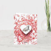 Chihuahua Valentijnsdag Gevouwen Vakantie Kaart (Achterkant)