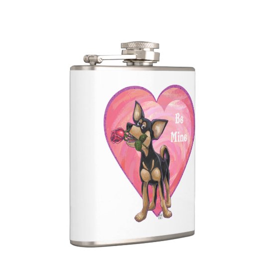 Chihuahua Valentijnsdag Heupfles (Rechts)