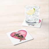 Chihuahua Valentijnsdag Kartonnen Onderzetters (Insitu)