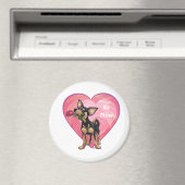 Chihuahua Valentijnsdag Magneet (Insitu (Vaatwasser))