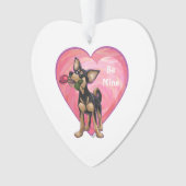 Chihuahua Valentijnsdag Ornament (voorkant)