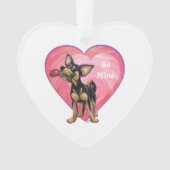 Chihuahua Valentijnsdag Ornament (voorkant)