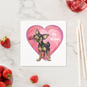 Chihuahua Valentijnsdag Servet (Insitu)