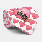 Chihuahua Valentijnsdag Stropdas (Opgerold)
