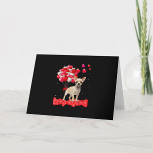 chihuahua valentijnsdag uit hart hondenliefhebber feestdagen kaart