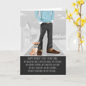 Chihuahua van de Dog-Vaderdag Kaart (Gele Bloem)