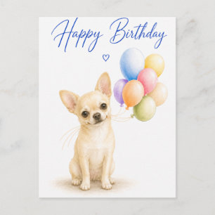 Chihuahua-verjaardag Briefkaart